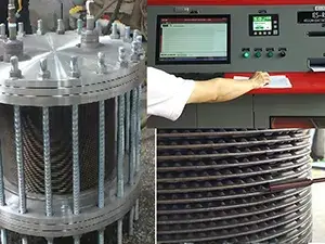 Essai hydrostatique et test d'étanchéité à l'hélium